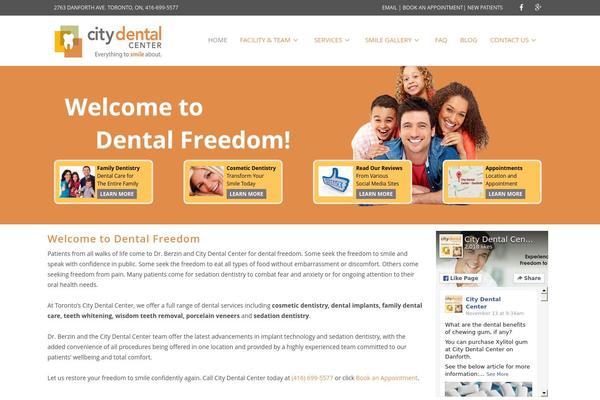 Cardinal theme site design template sample