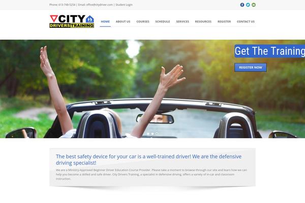 Maxima theme site design template sample