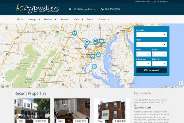 Realia theme site design template sample