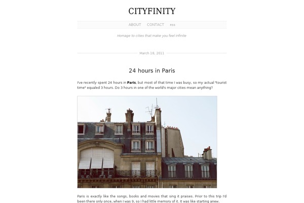 Manifest 1.1 theme site design template sample
