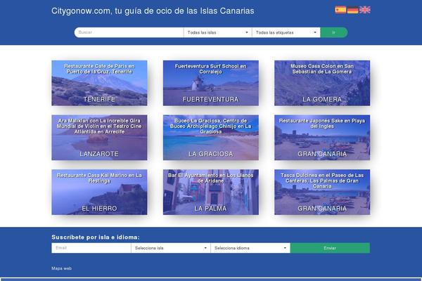 Listify theme site design template sample