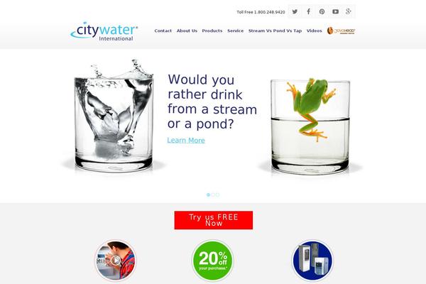 cityh2o.com site used Frontdoor