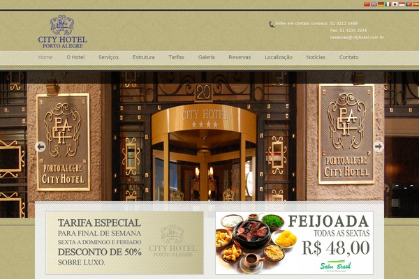 Hotelclassica theme site design template sample