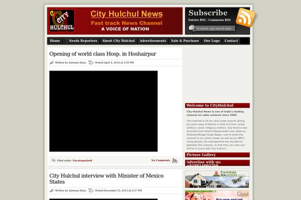 ModXBlog theme site design template sample