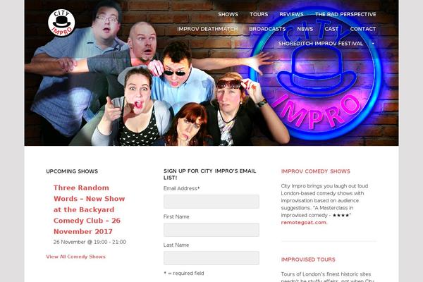 Goran theme site design template sample