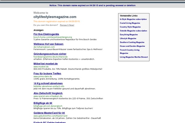 City theme site design template sample