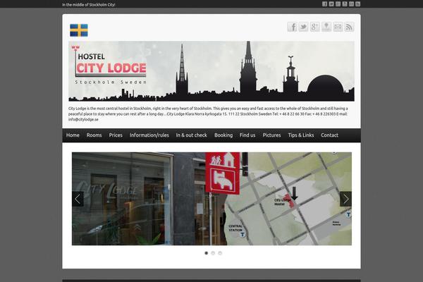 Neuro theme site design template sample