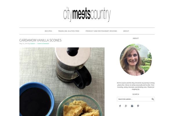 Foodie Pro theme site design template sample