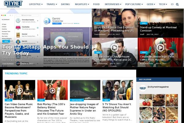Site using Wp-sidr-master plugin