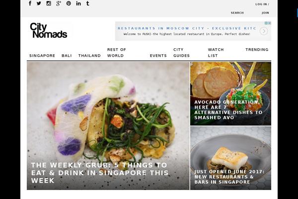 citynomads.com site used Melina-child