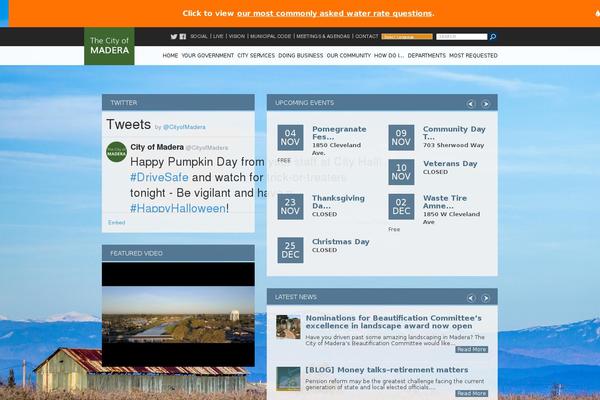 Site using WP Notification Bars plugin