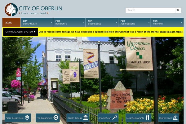 cityofoberlin.com site used City-of-oberlin-2014