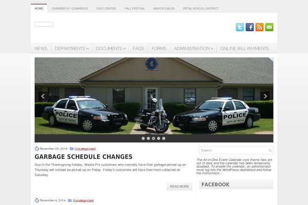 Newsspot theme site design template sample