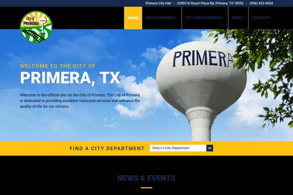 cityofprimera.com site used Mpc-quark-fork
