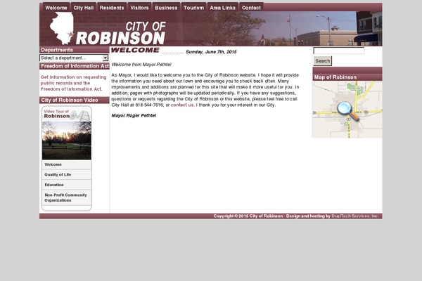 City theme site design template sample