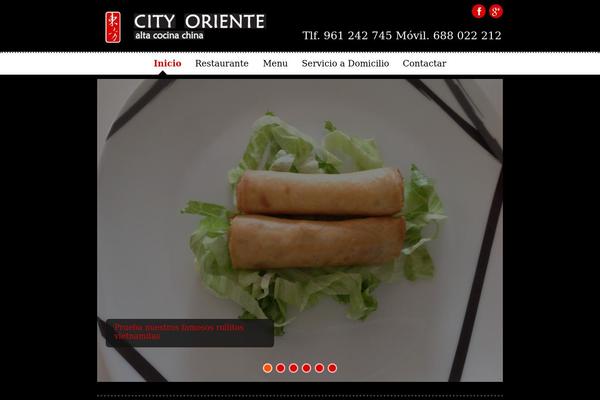 Dine & Drink theme site design template sample