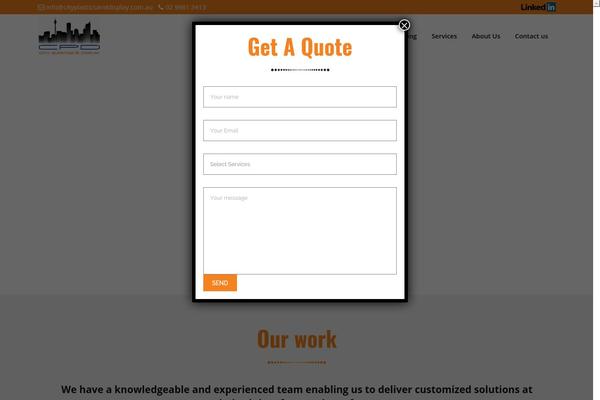 Bridge theme site design template sample