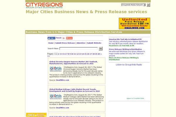 Investors-newswire theme site design template sample