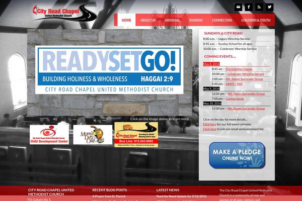 Outreach Pro theme site design template sample