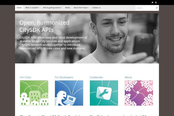 Thempera Child theme site design template sample