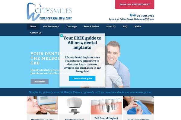 citysmiles.com.au site used Standard-responsive