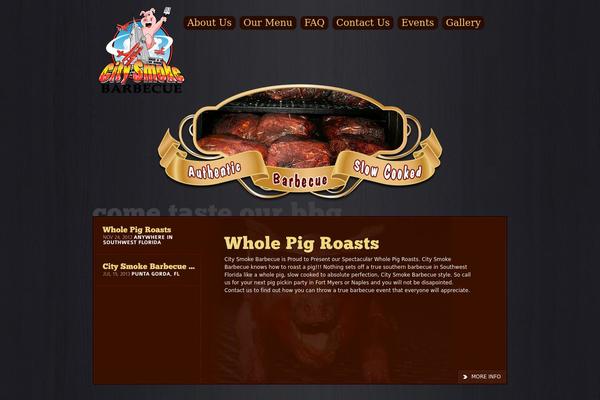 Event theme site design template sample