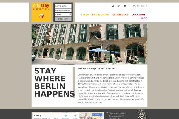 Site using Really Simple Share plugin