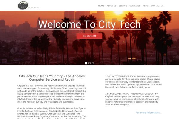 citytechla.com site used Wallstreet