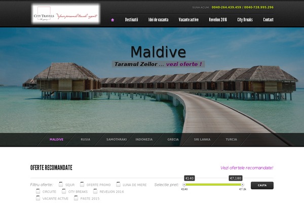 TravelTour theme site design template sample