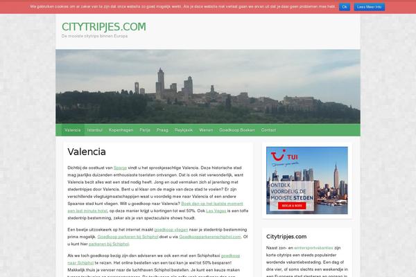 Travelify theme site design template sample
