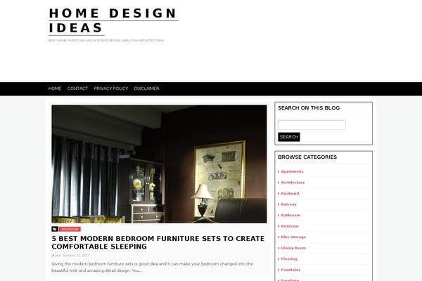 Leda theme site design template sample
