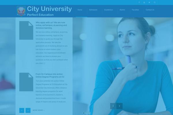 Site using U-course plugin