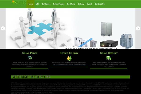 Green-theme theme site design template sample