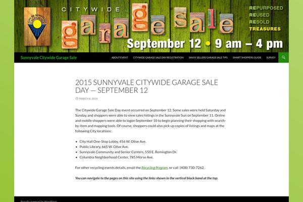 Site using Community Yard Sale plugin