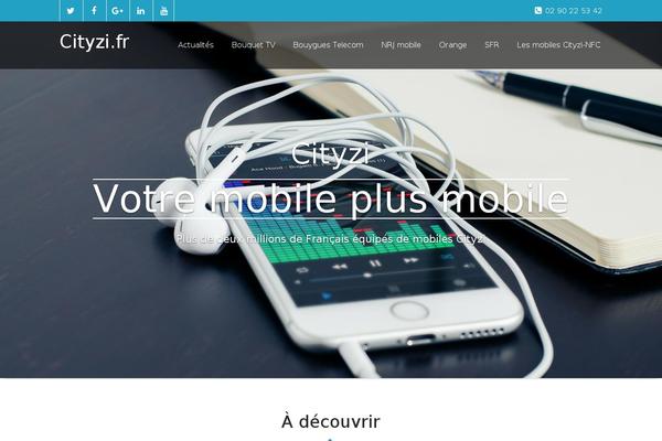 Bluestreet theme site design template sample