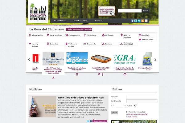 Site using Sociable plugin