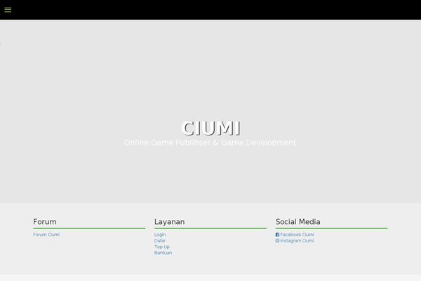 ciumi.com site used Andibootstrapthemehtml5