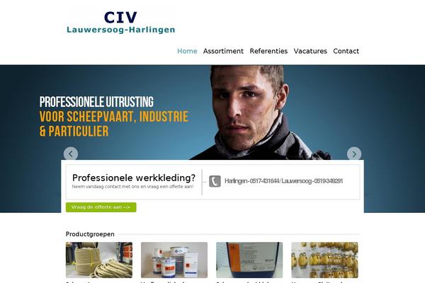 civ-lauwersoog.nl site used Civ