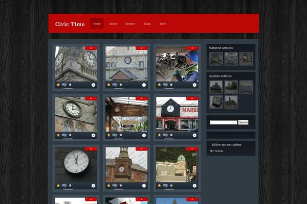 eGallery theme site design template sample