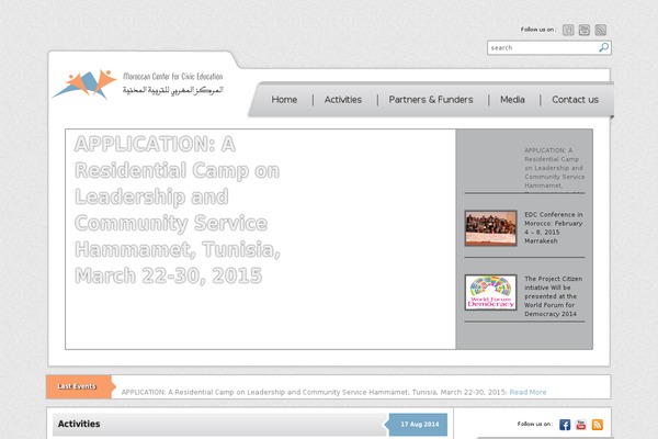 Cms theme site design template sample