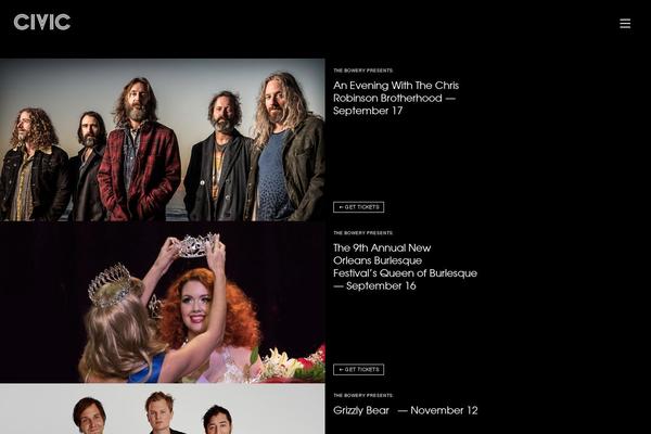 Site using Ticketfly-cms plugin