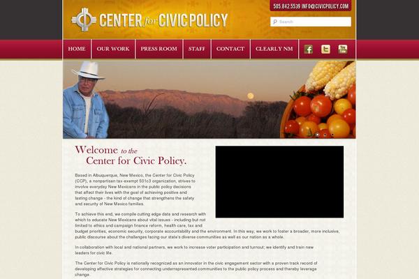 civicpolicy theme websites examples