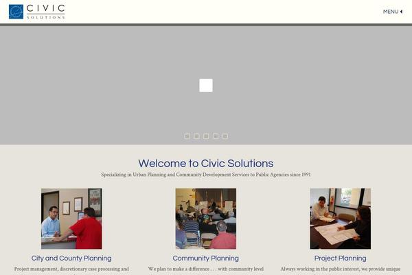 Momentum theme site design template sample