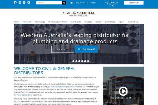Titan theme site design template sample