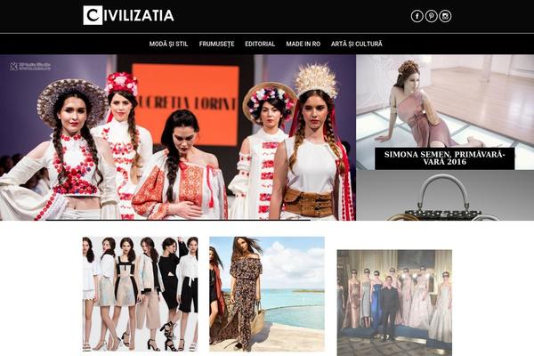 Venus theme site design template sample