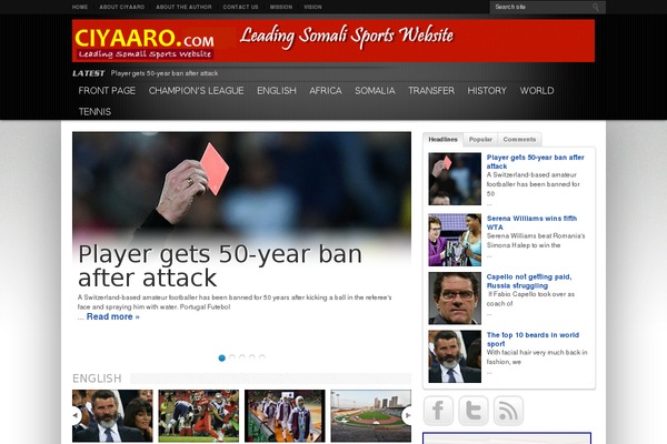ciyaaro.com site used Ciyarosport