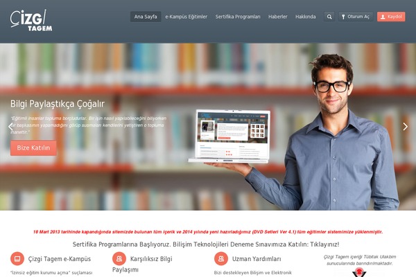 Academy theme site design template sample