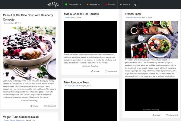 Dreamy theme site design template sample