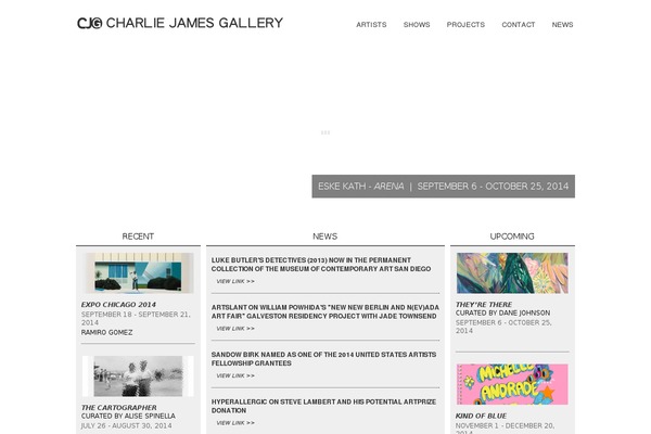 cjamesgallery.com site used Cjg_template