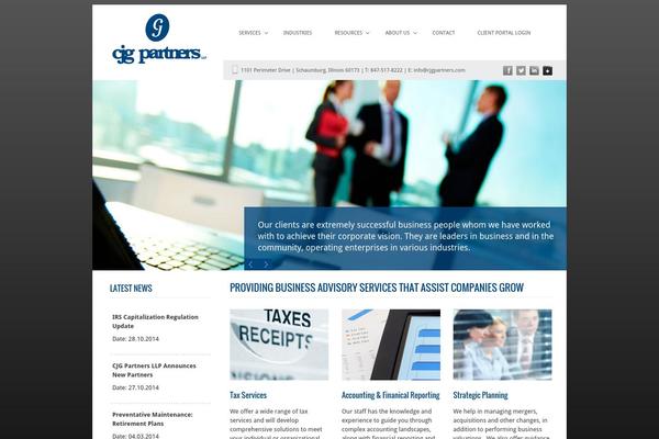 Novus theme site design template sample